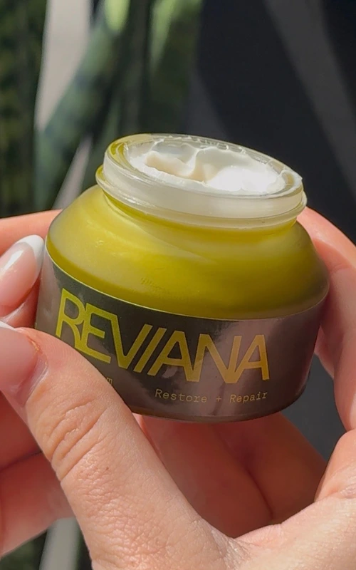 Restoring Night Cream — product and lifestyle photograph