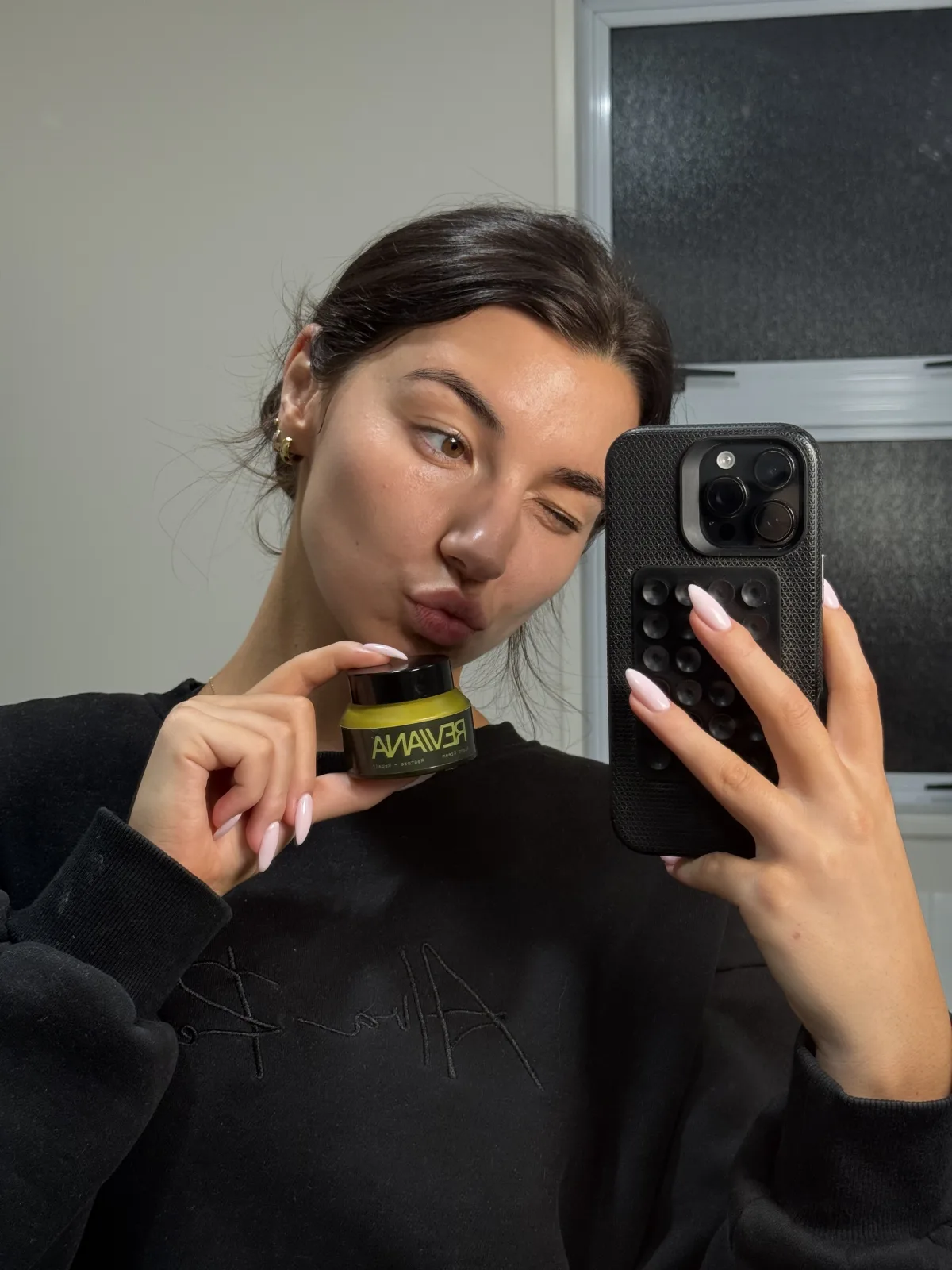 Restoring Night Cream — product and lifestyle photograph